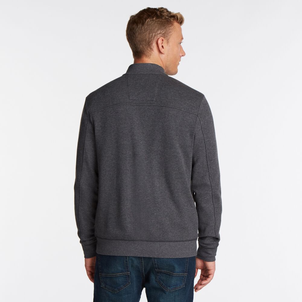 BRAND ICON BOMBER JACKET,Charcoal Heather,large