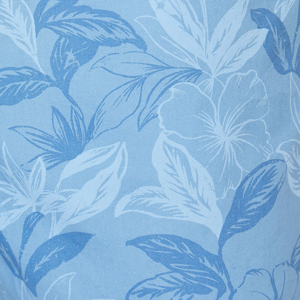 BIG & TALL FLORAL PRINT SHORT,Riviera Blue,large