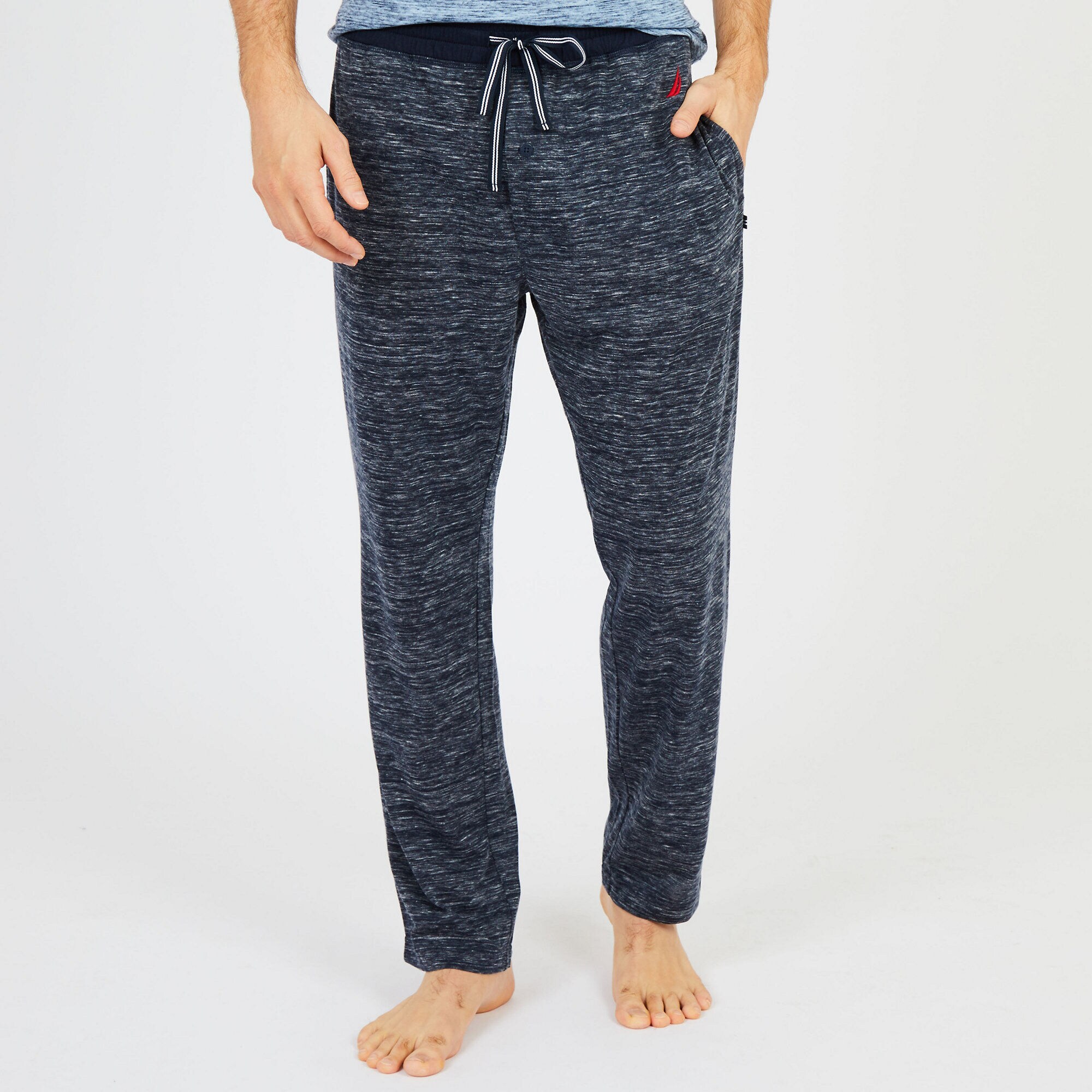 Space Dye Sleep Pants,Navy,large