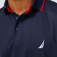 NAVTECH SUSTAINABLY CRAFTED CLASSIC FIT DIAGONAL POLO,Navy,large