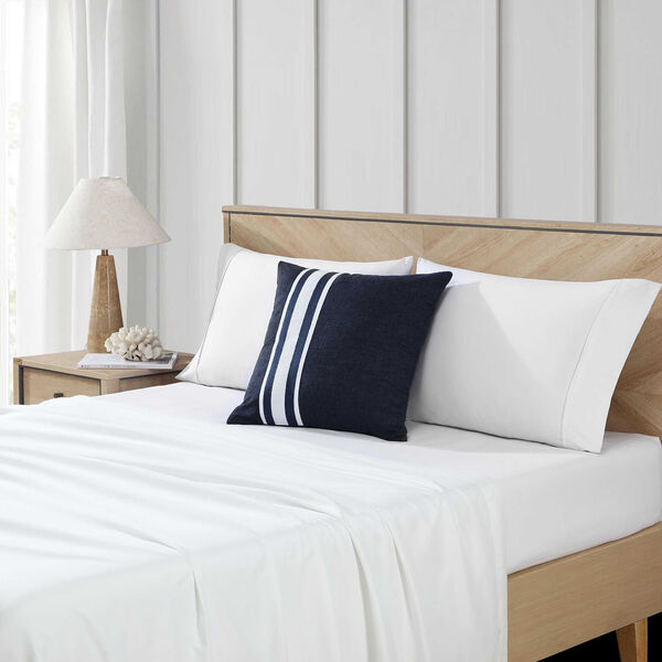 Sailor Harbor Navy Decorative Pillow