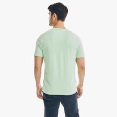 SOLID V-NECK T-SHIRT,Green Spruce,large