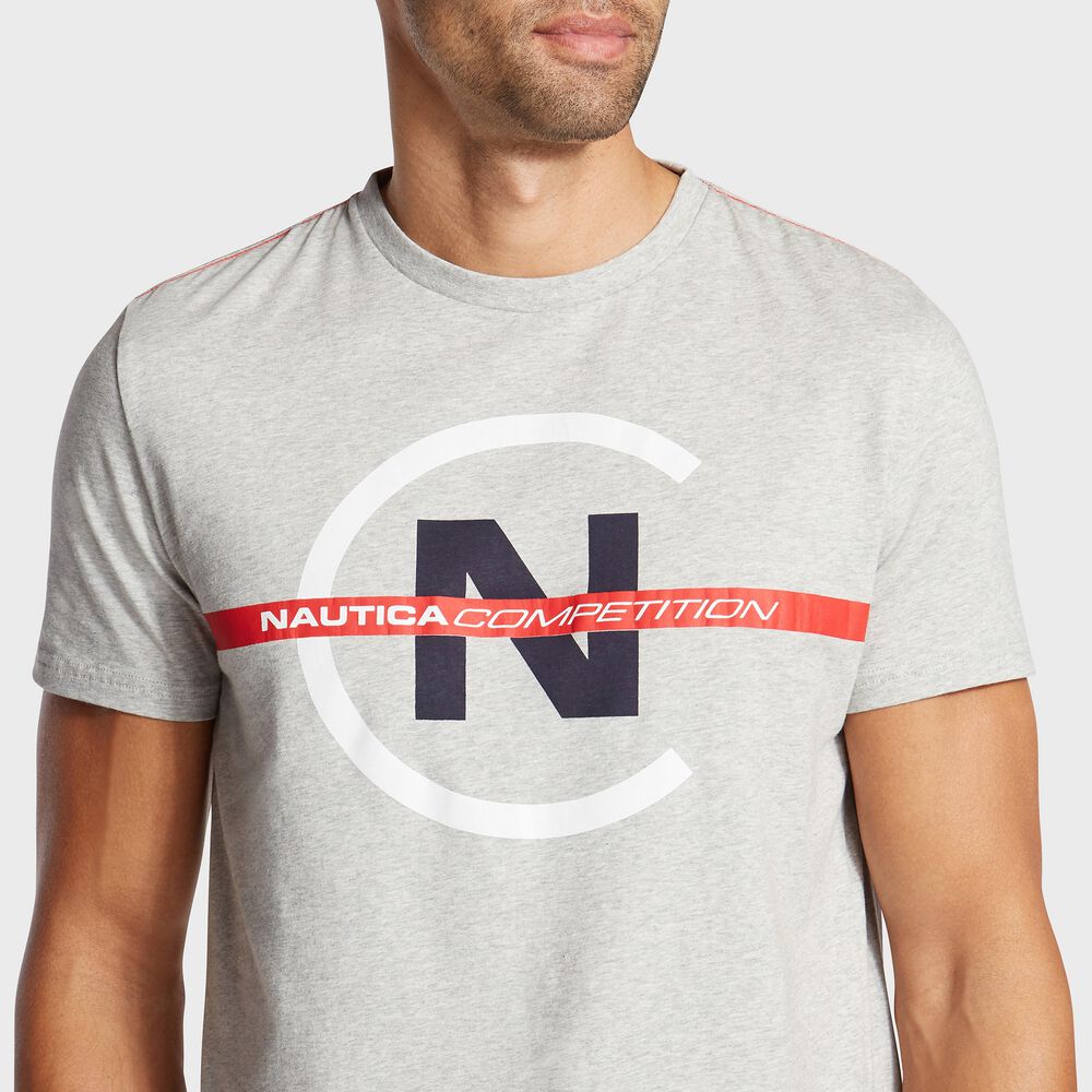Competition Short Sleeve Crewneck T-Shirt,Grey Heather,large