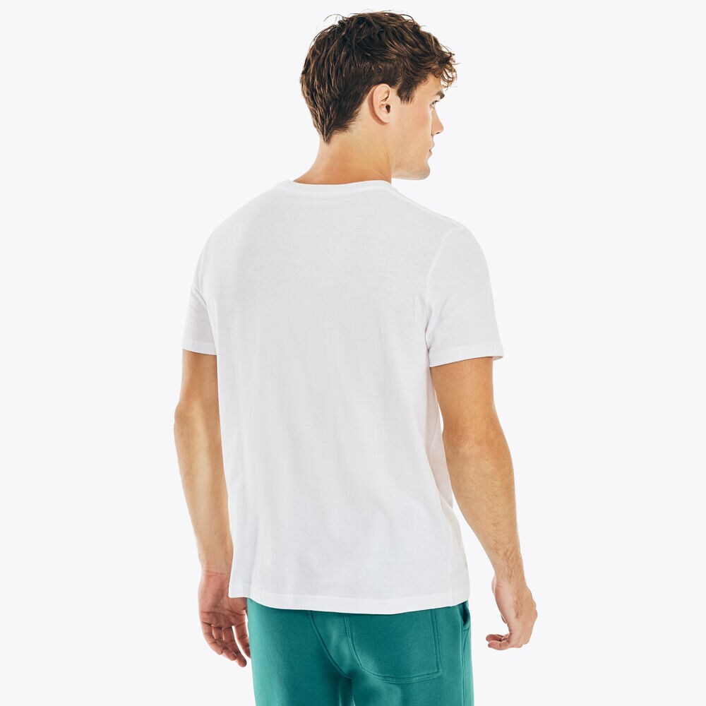 NAUTICA FLAGS GRAPHIC T-SHIRT,Bright White,large