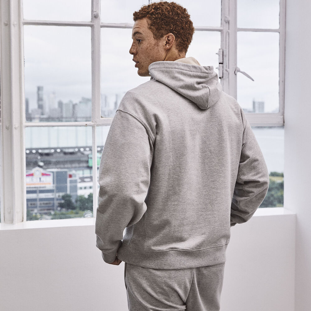 NAUTICA X URBAN NECESSITIES GRAPHIC HOODIE,Grey Heather,large