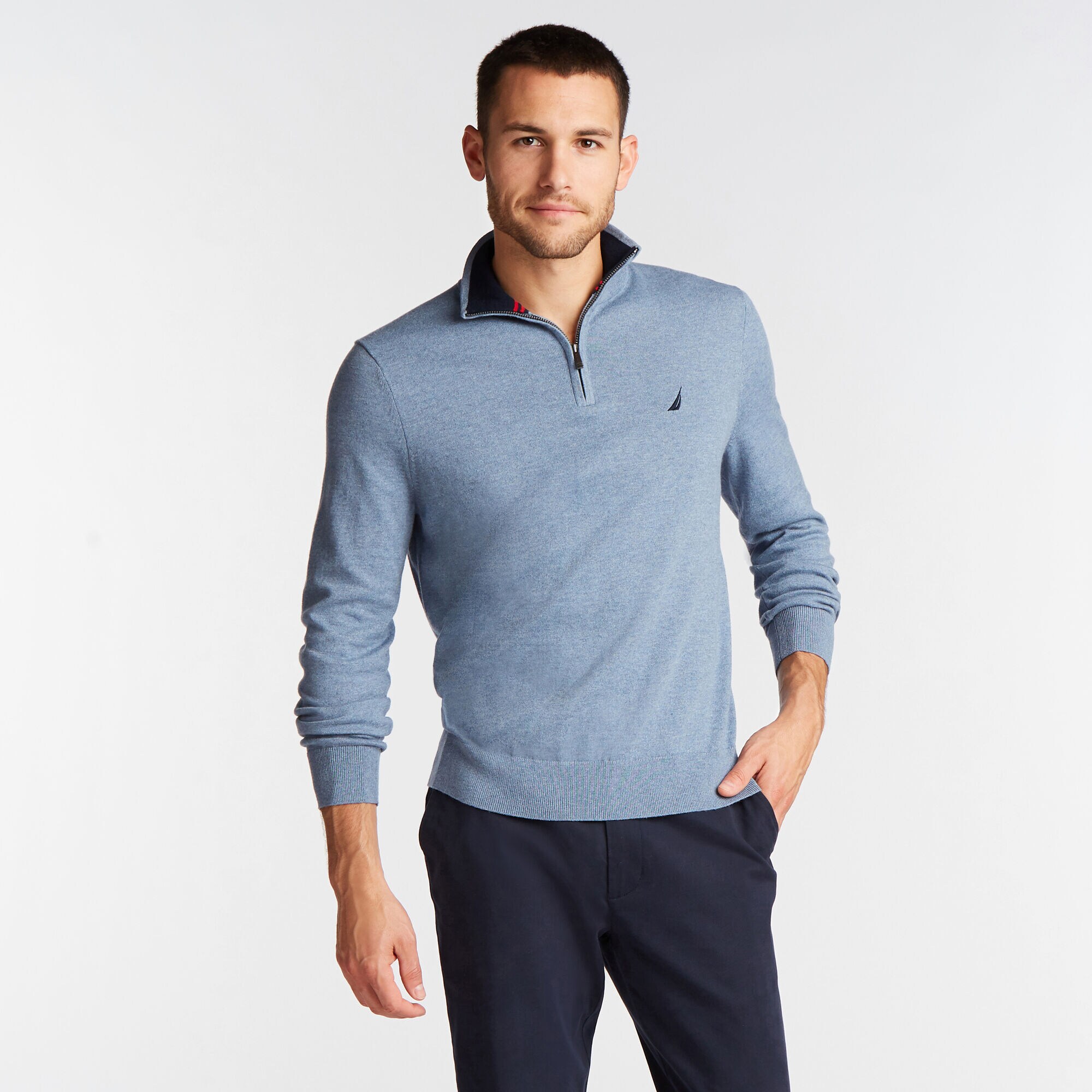 Nautica QUARTER ZIP NAVTECH SWEATER. 2