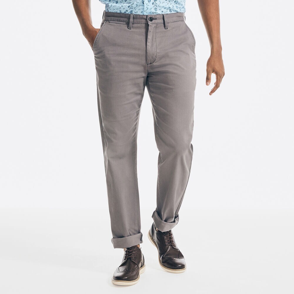 CLASSIC FIT STRETCH TWILL PANT,Castlerock Grey,large