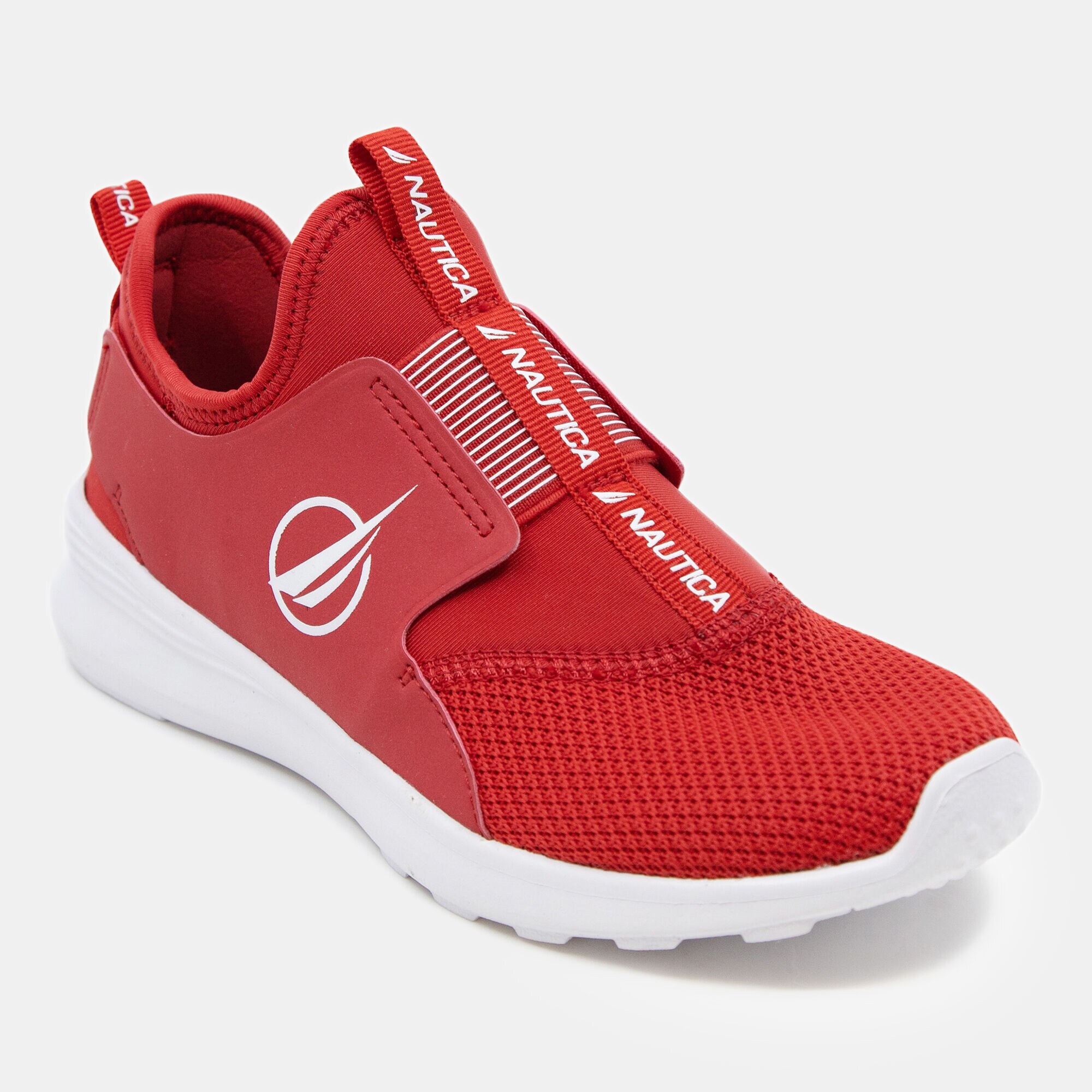 AMBREA MESH SLIP ON SNEAKERS,Nautica Red,large