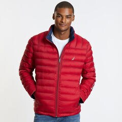 Endeavour Quilted Reversible Jacket,Nautica Red,large