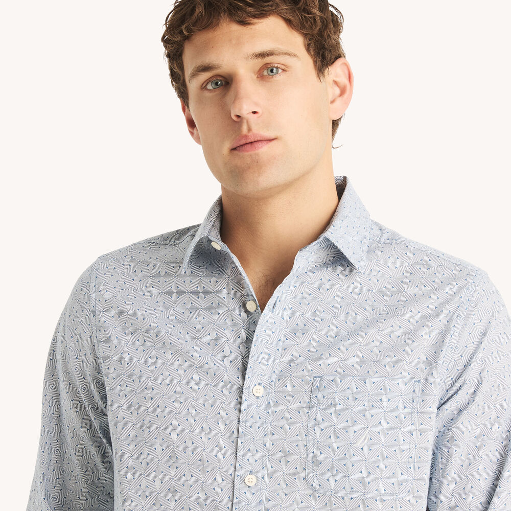 Printed Shirt,Windsurf Blue,large