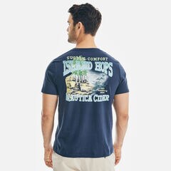 ISLAND HOPS GRAPHIC T-SHIRT,J Navy,large