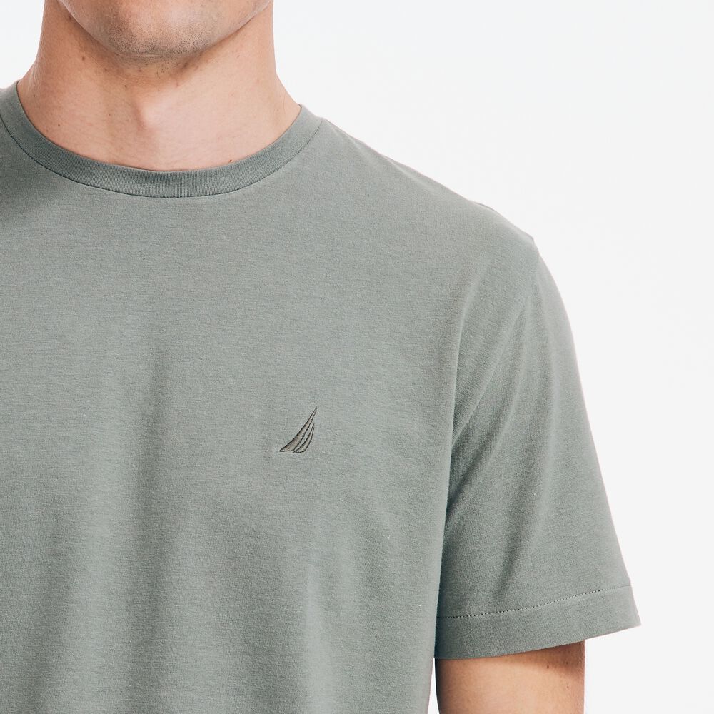 NAVTECH BRAND ICON T-SHIRT,Jade Forest Heather,large