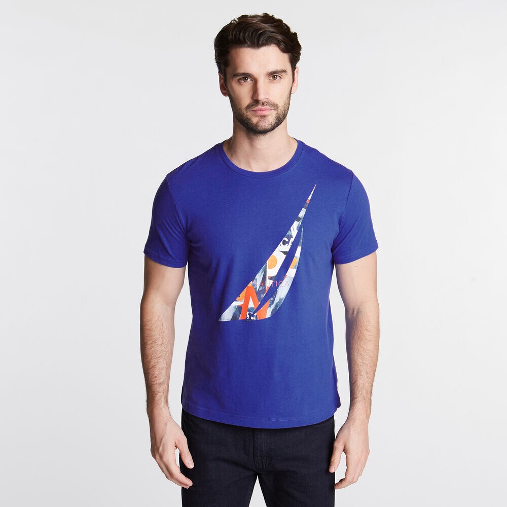 ARTIST SERIES BRAND ICON GRAPHIC T-SHIRT,Bright Cobalt,large