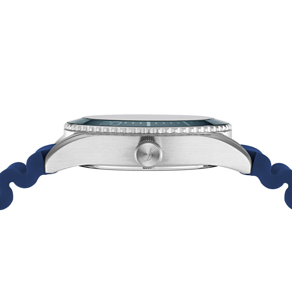 SILICONE 3-HAND WATCH,Multi,large