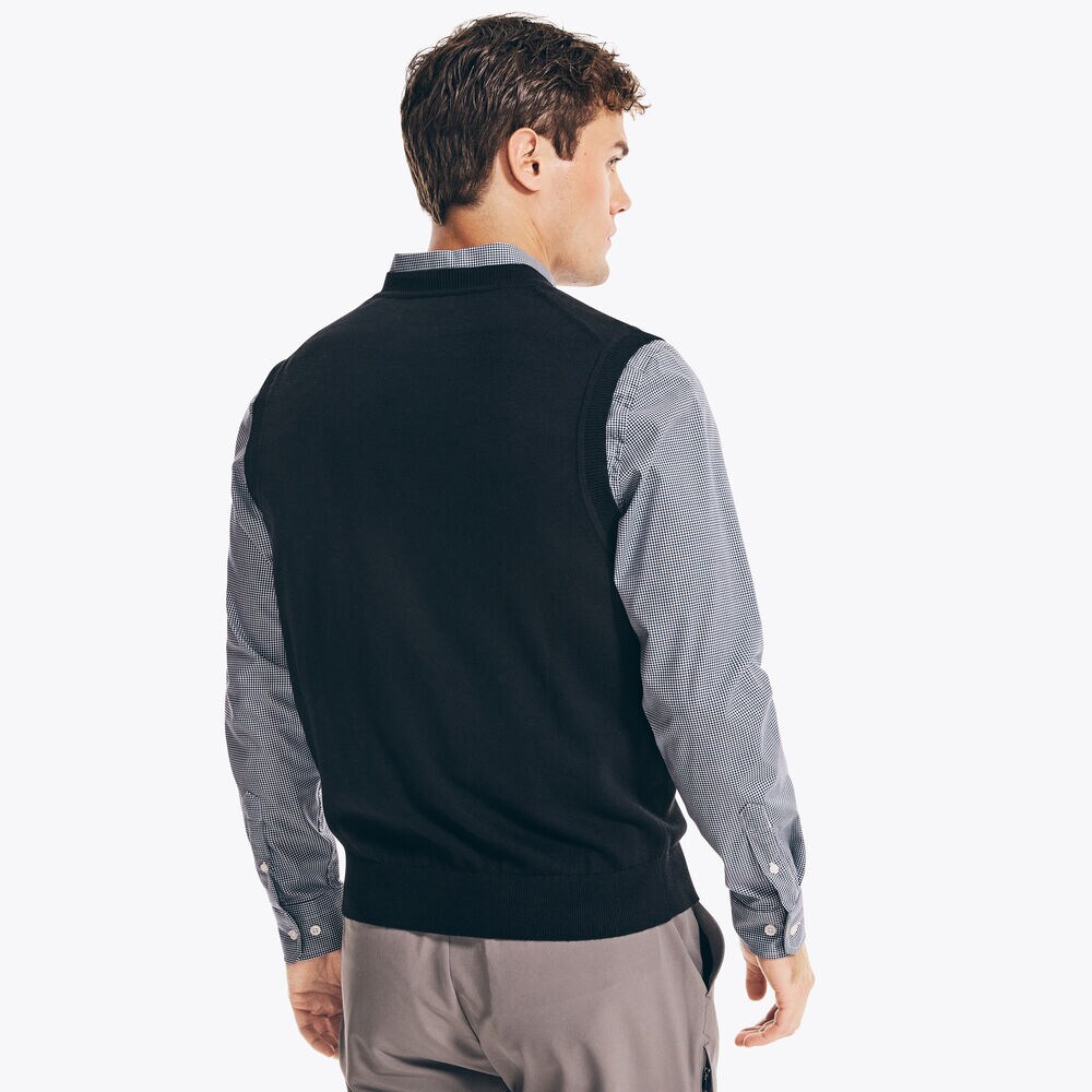 NAVTECH SWEATER VEST,True Black,large