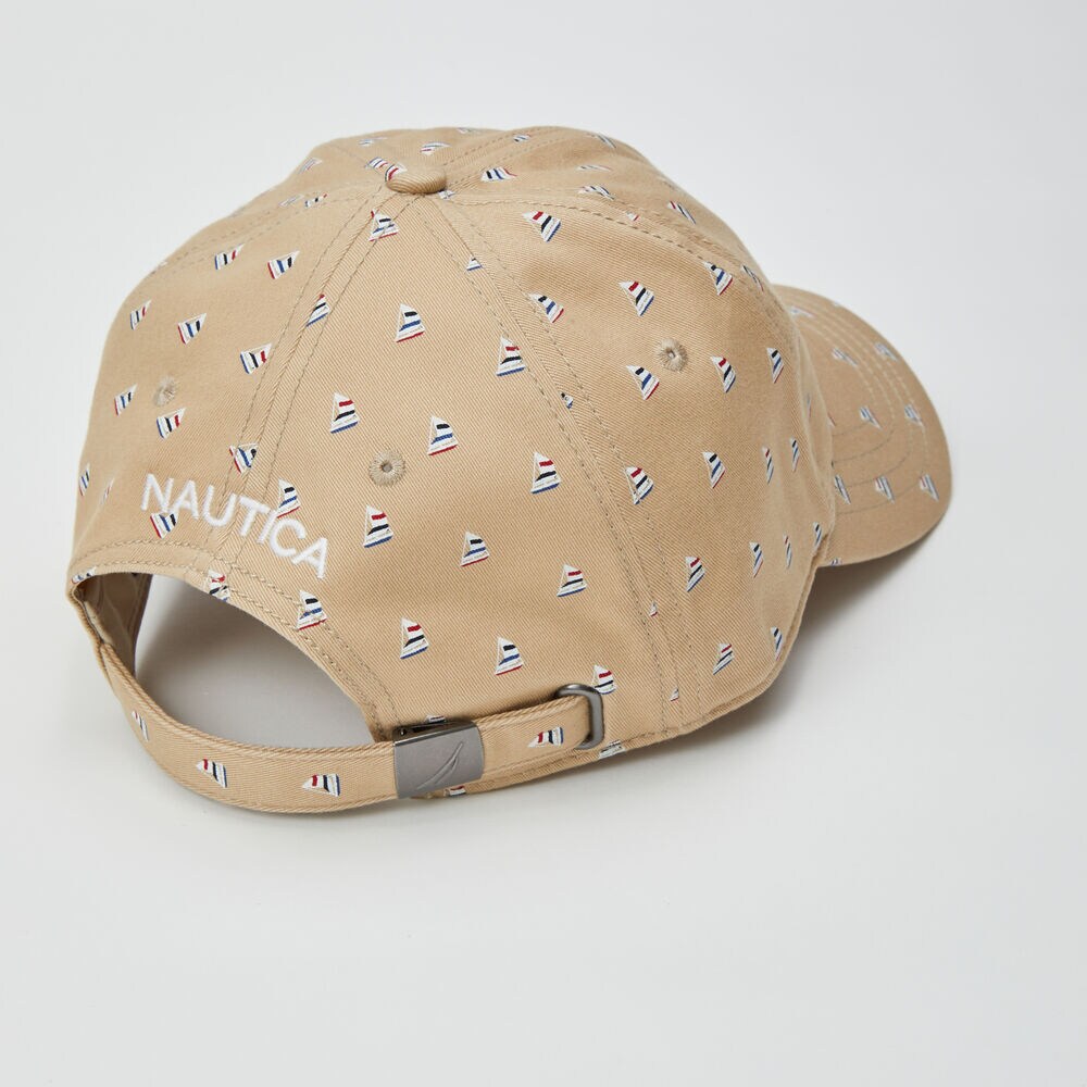 SAILBOAT PRINTED CAP,Tuscany Tan,large