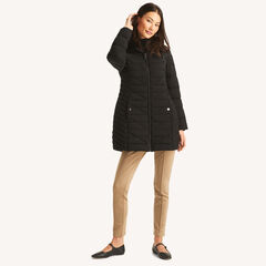 Puffer Jacket,Black,large