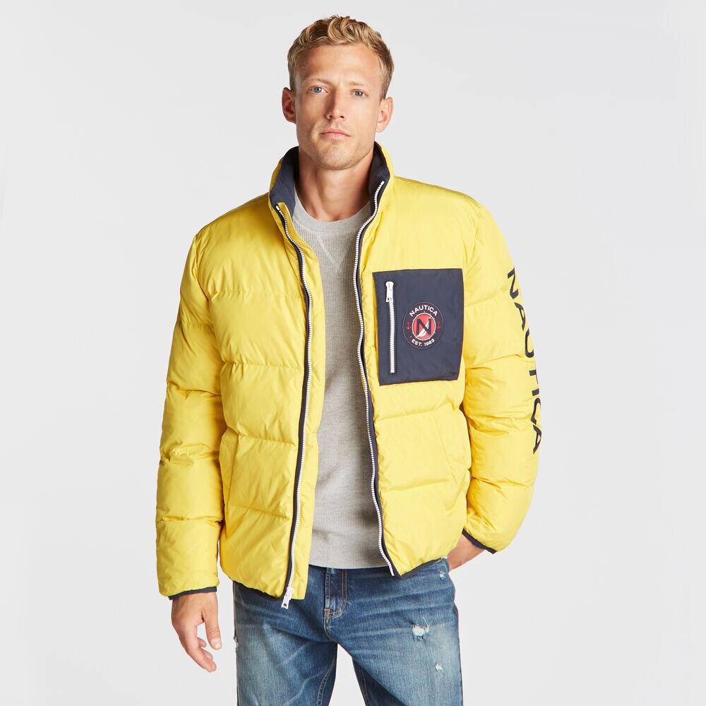PUFFER TEMPASPHERE JACKET,Buoy Yellow,large