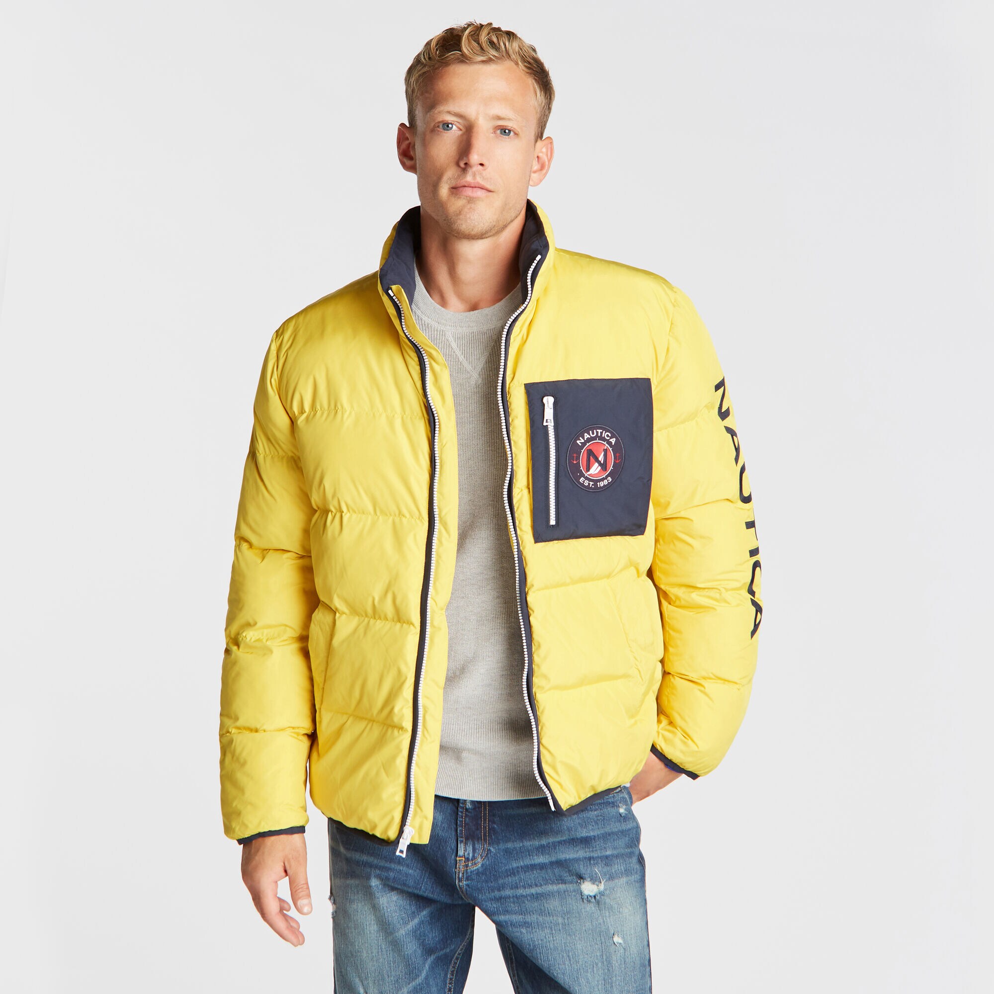 PUFFER TEMPASPHERE JACKET,Buoy Yellow,large
