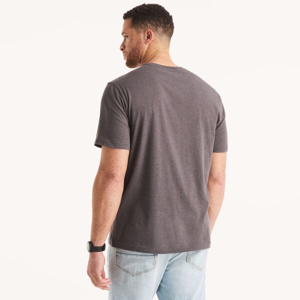 Big & Tall Heather Crewneck Deck T-Shirt