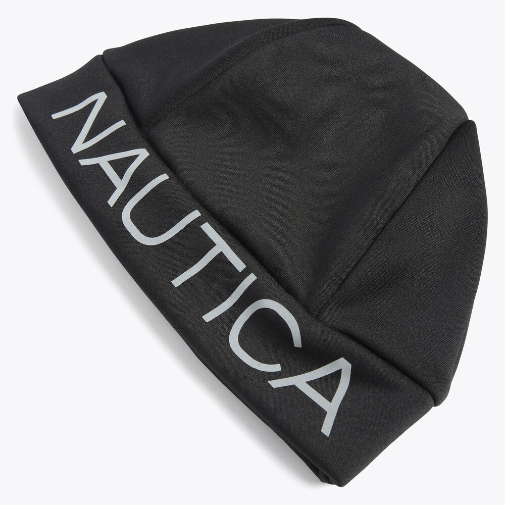 FLEECE BEANIE,True Black,large