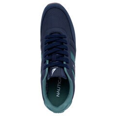 Logo Side-Stripe Sneaker,Navy,large
