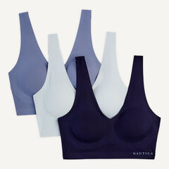 Laser-Cut Bra, 3-Pack,Little Boy Blue,large