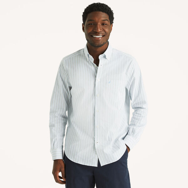 Classic Fit Wrinkle-Resistant Striped Shirt