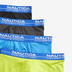COMPETITION LOGO MESH BOXER BRIEFS, 4-PACK,Grey,large