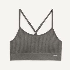 Ribbed Bra, 3-Pack,Tobacco,large