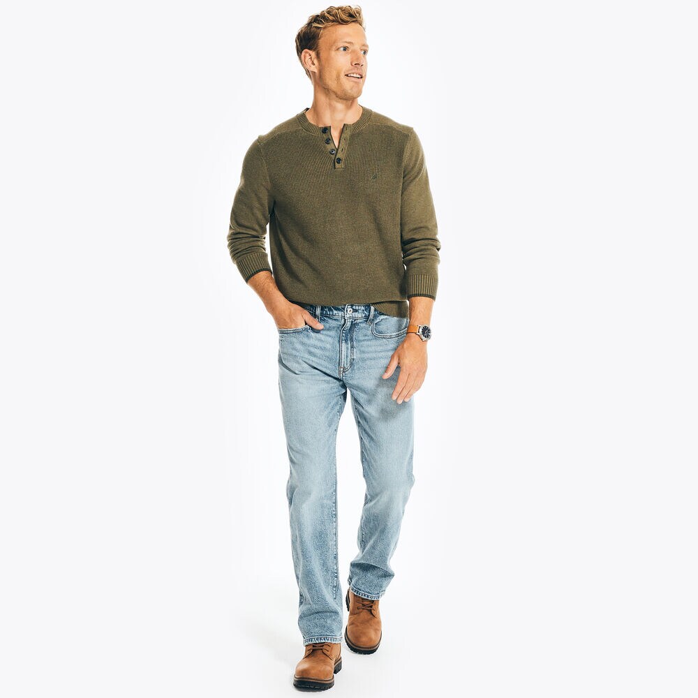 ORIGINAL RELAXED STRETCH DENIM,Navy,large