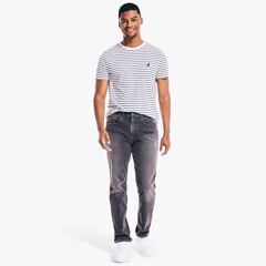 STRAIGHT FIT DENIM,Light Putty,large