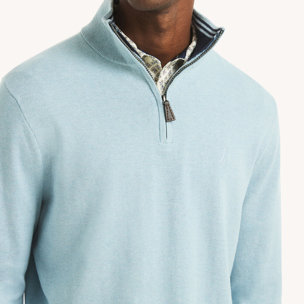 Navtech Quarter-Zip Sweater,Starlight Blue,large