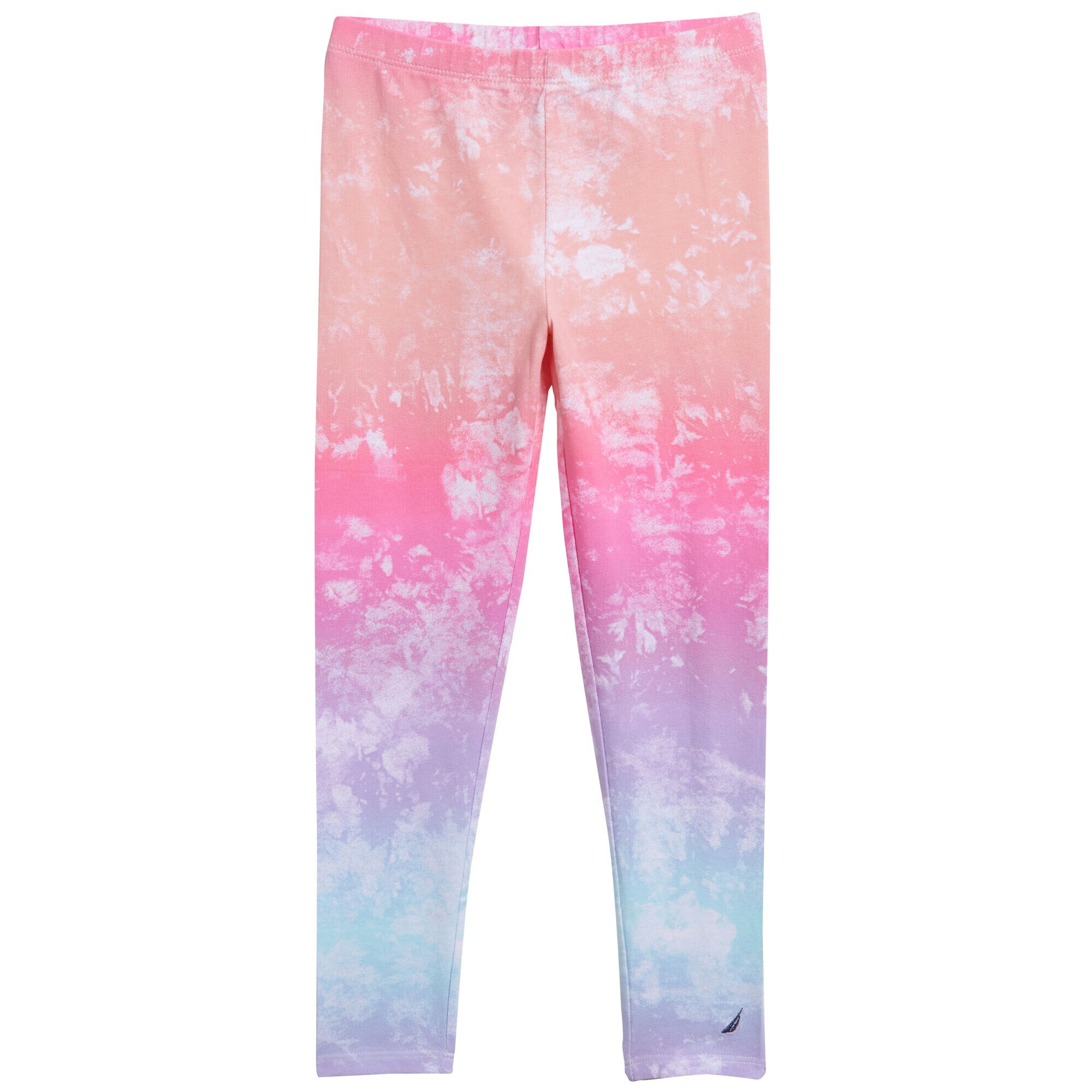 LITTLE GIRLS' TIE DYE LEGGING (4-7),Worn Chambray,large