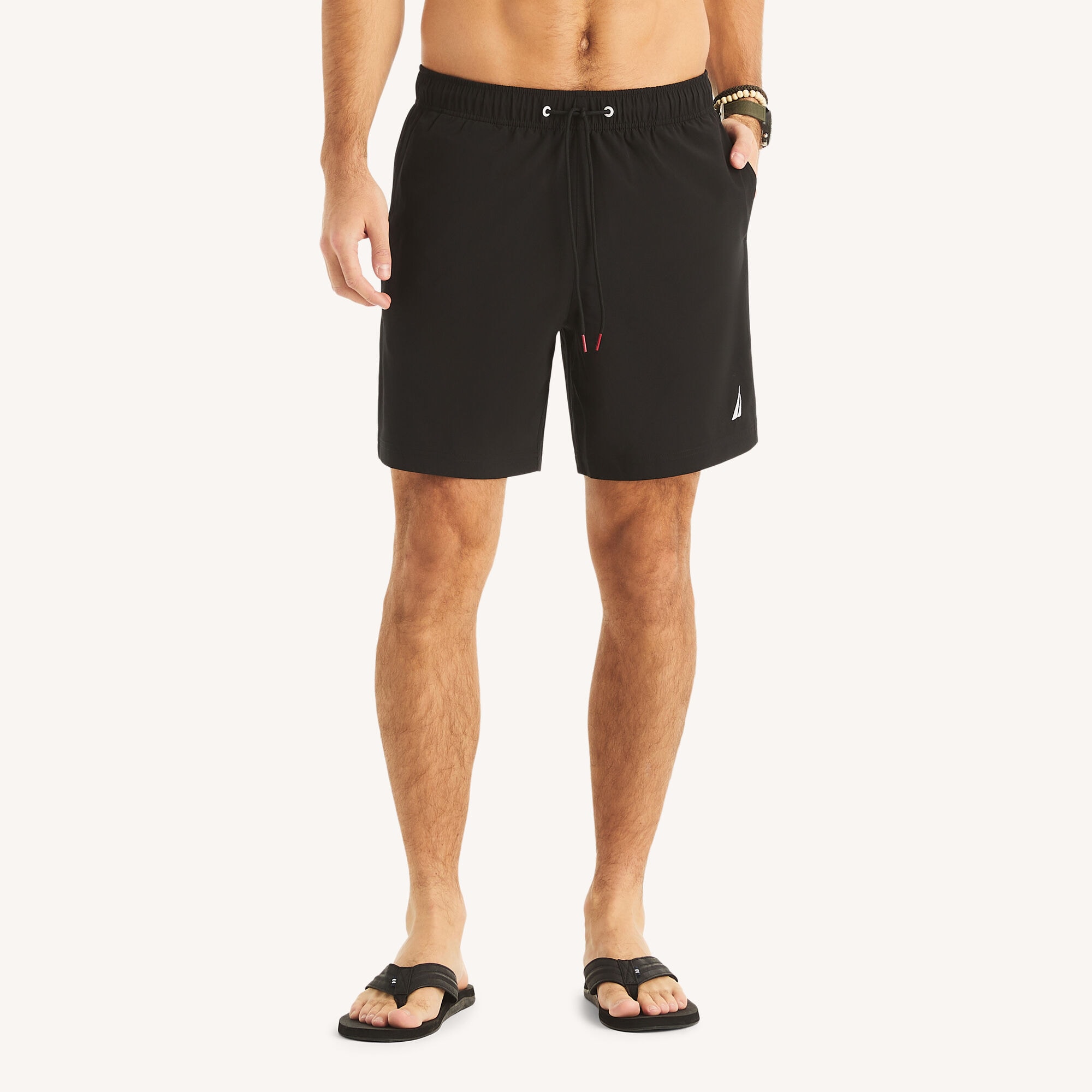 7" Quick-Dry Swim,True Black,large