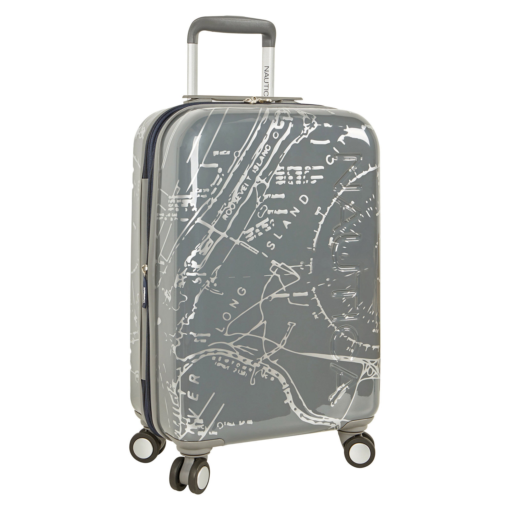 Shipyard 20" Hardside Spinner Luggage,Charcoal Heather,large
