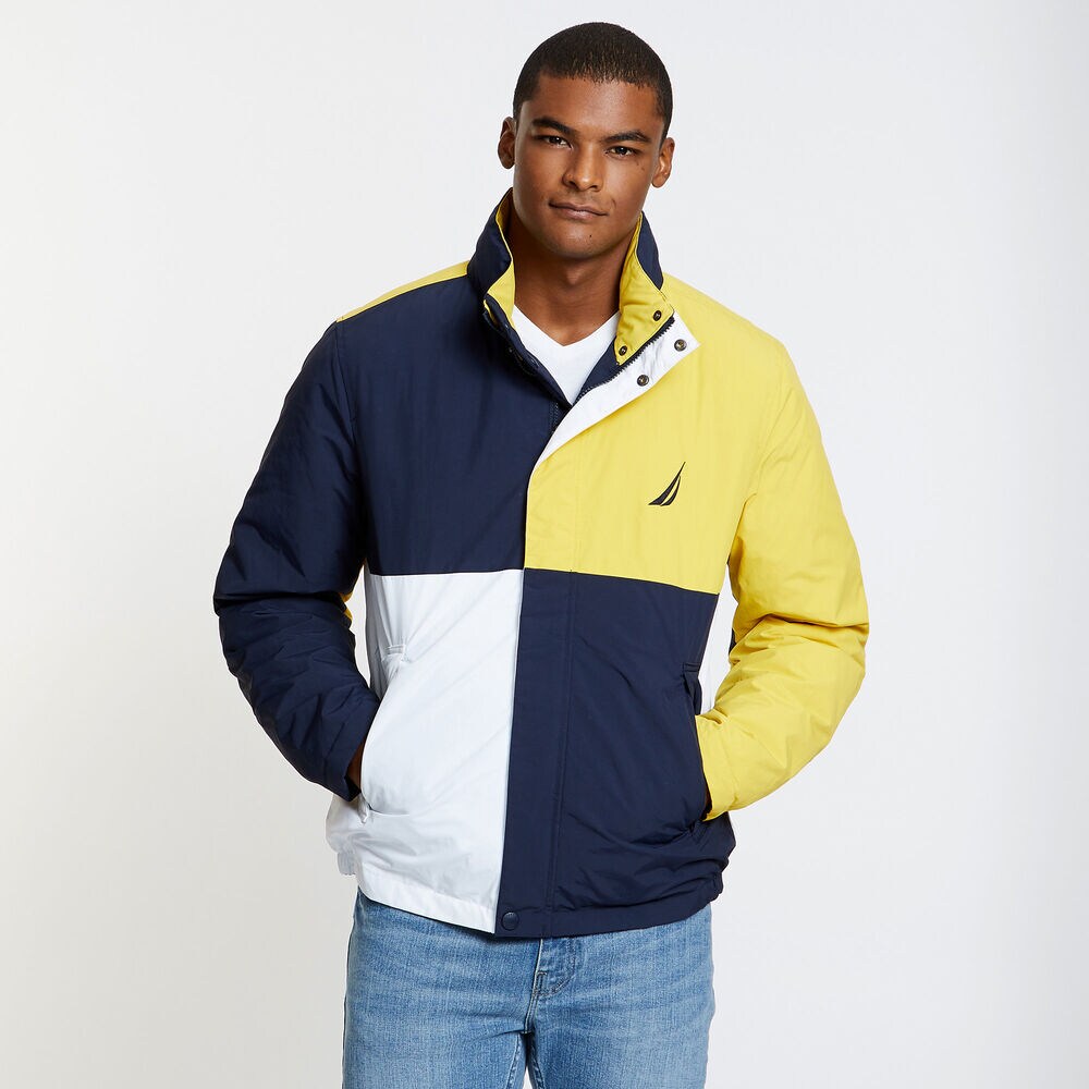 Reversible Down Jacket,Navy,large