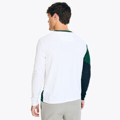 Navtech Colorblock Long-Sleeve T-Shirt,Bright White,large