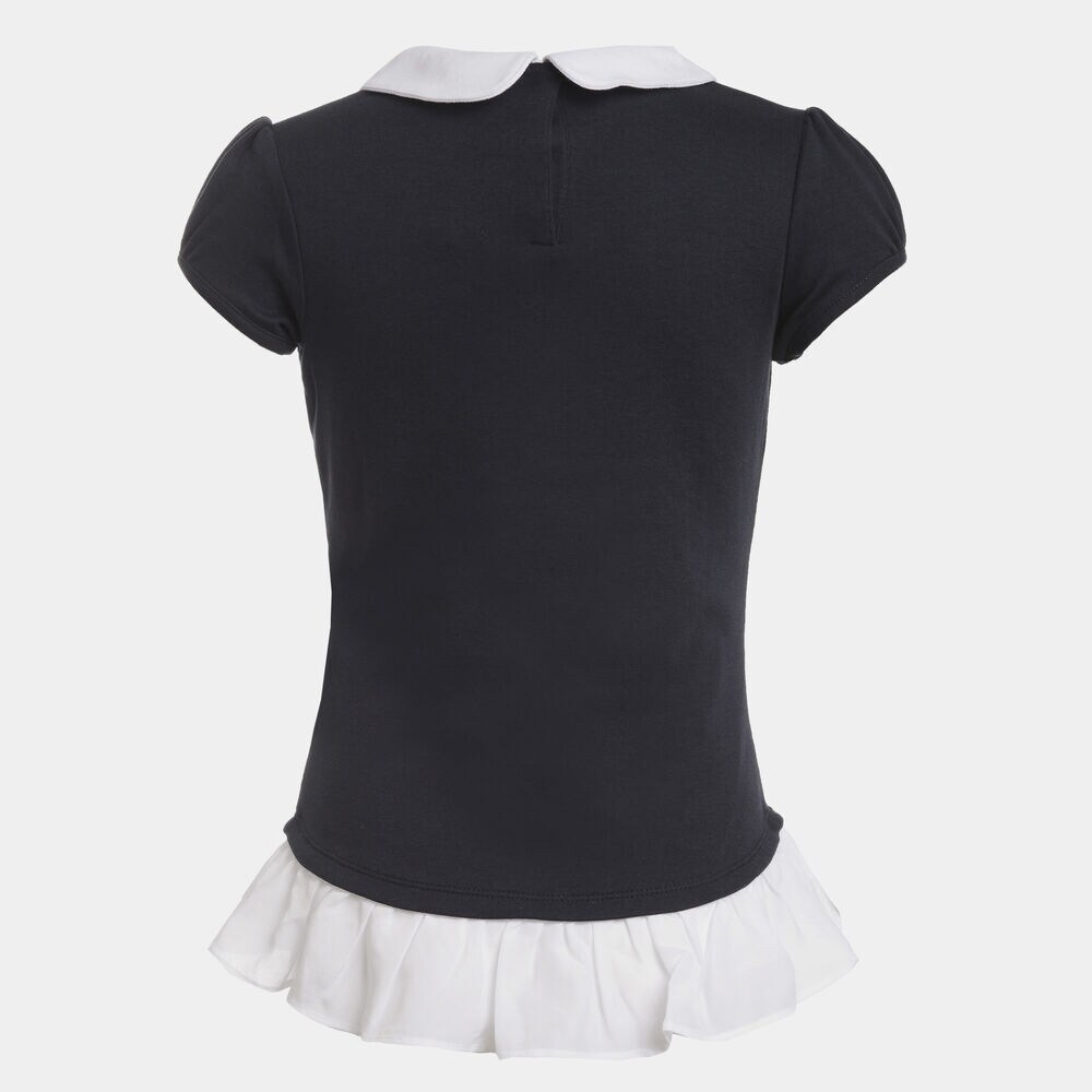 GIRLS' SUPER SOFT RUFFLE SLEEVE TOP (7-16),Crystal Bay Blue,large