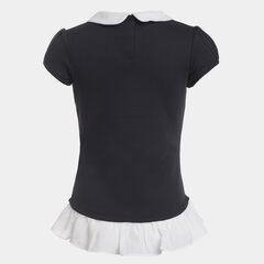 GIRLS' SUPER SOFT RUFFLE SLEEVE TOP (7-16),Crystal Bay Blue,large