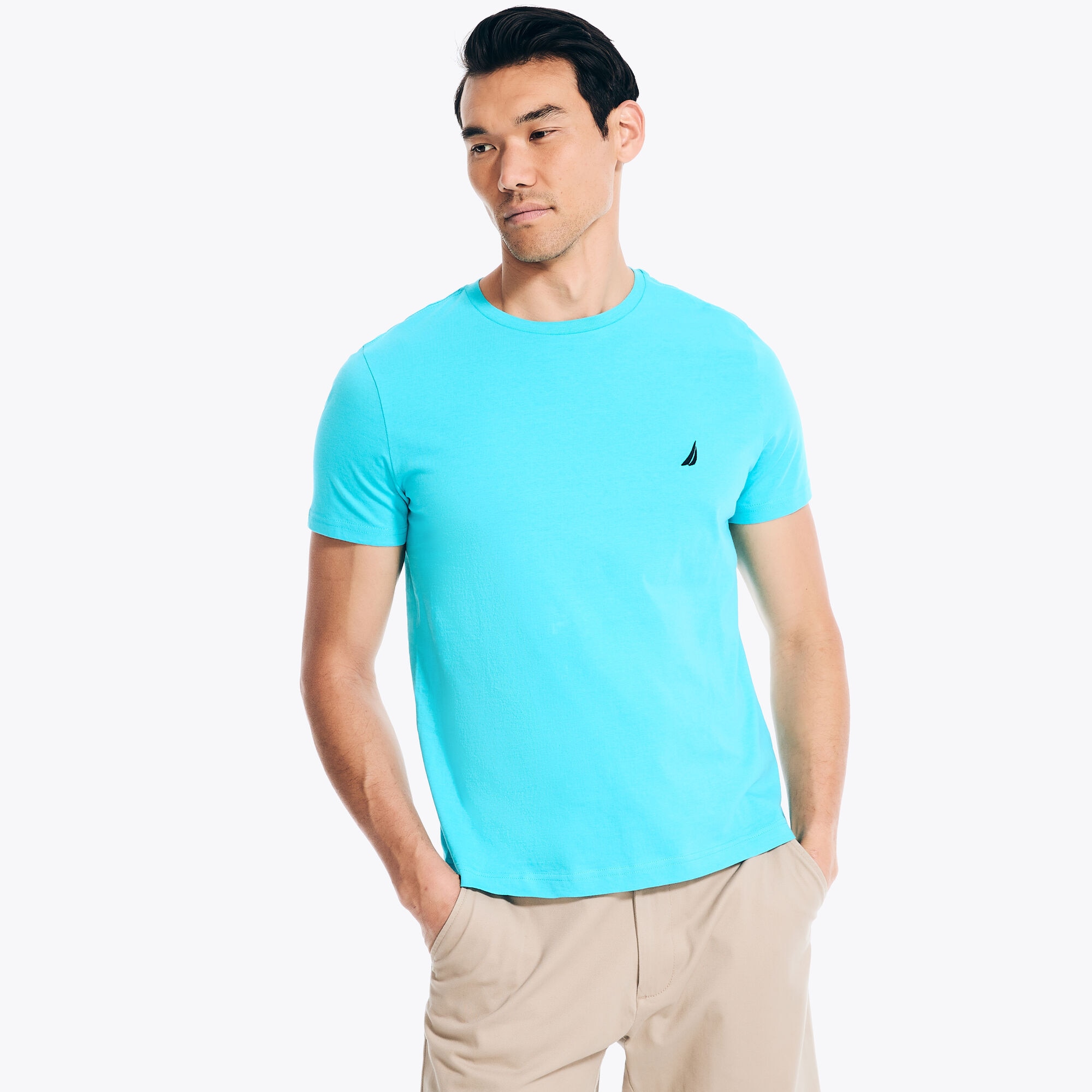 Nautica solid t shirts Clearance