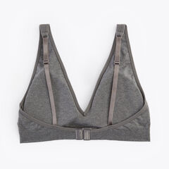 Seamless Heather Bras, 3-Pack,Tobacco,large