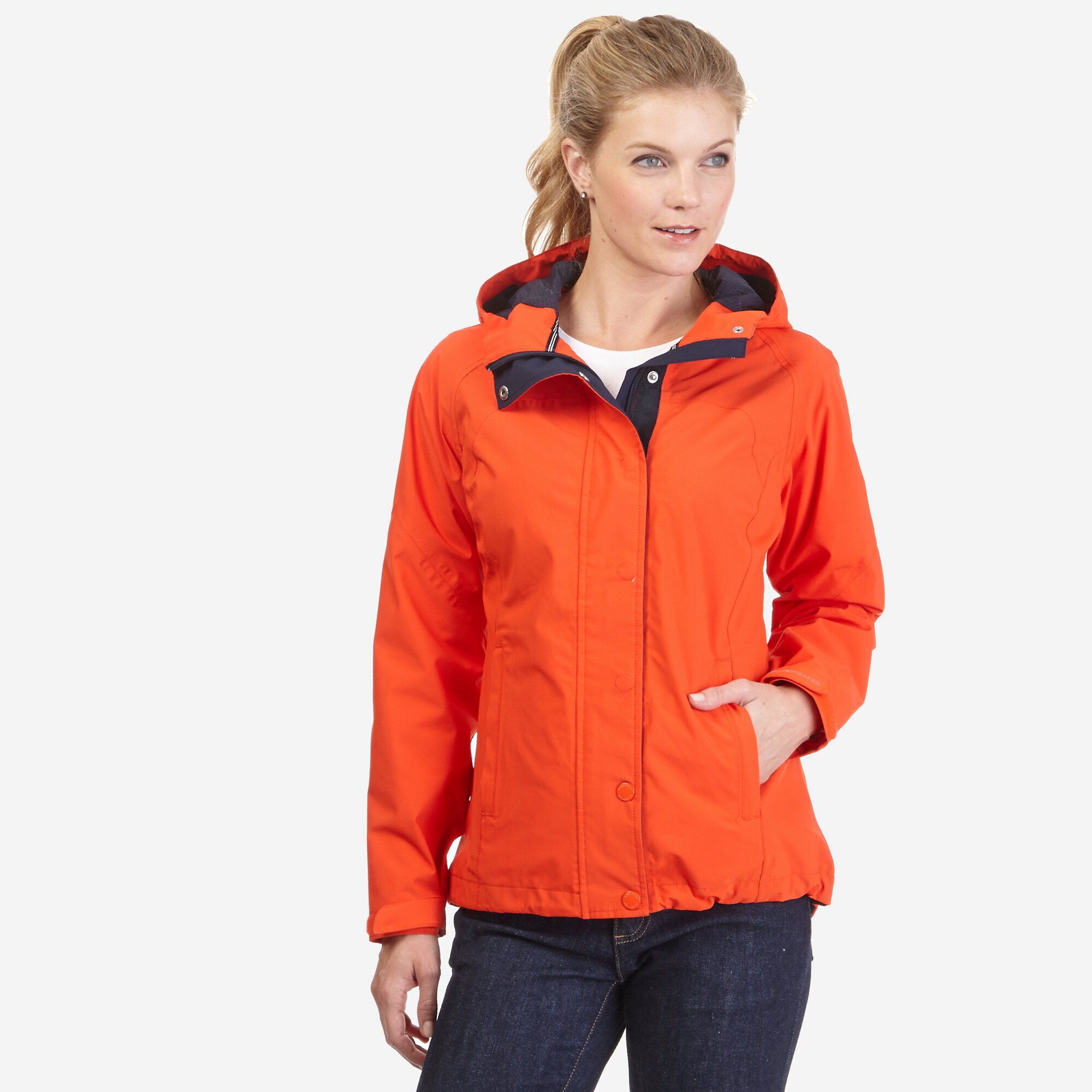 Rainbreaker Jacket,Mango,large
