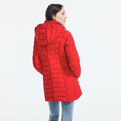 LIGHTWEIGHT QUILTED COAT,Tomales Red,large
