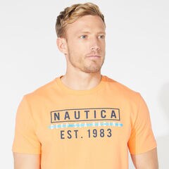 DEEP SEA RACING GRAPHIC T-SHIRT,Orange,large