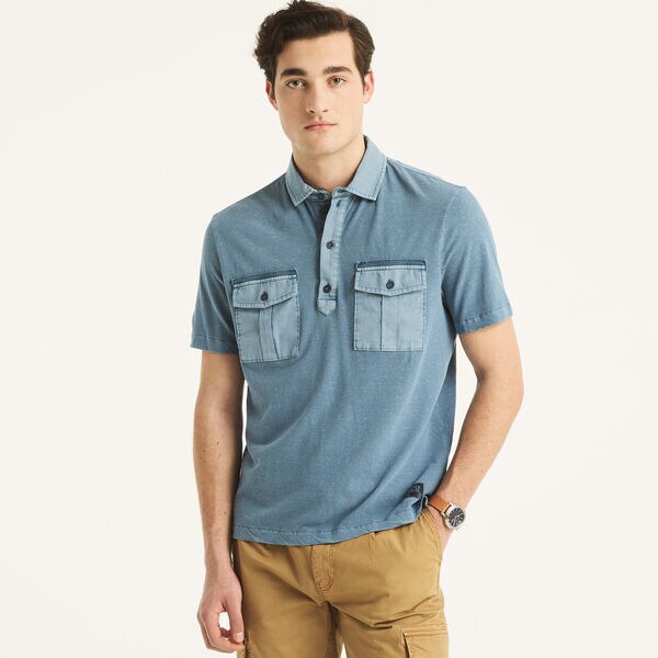Nautica Jeans Co. Classic Fit Linen Polo