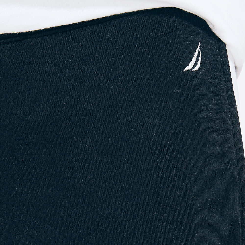 SUSTAINABLY CRAFTED SIDE STRIPE HIGH-WAIST JOGGER,True Black,large
