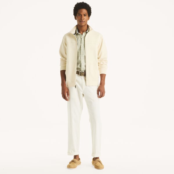 Full-Zip Mock-Neck Sweatshirt