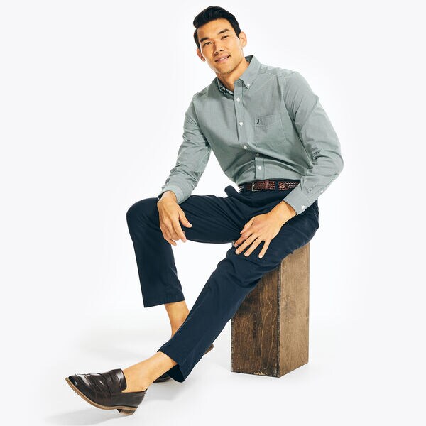 CLASSIC FIT MICRO GINGHAM SHIRT