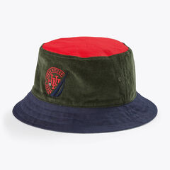URBAN NECESSITIES X NAUTICA REVERSIBLE BUCKET HAT,Navy Dusk,large